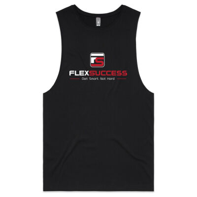 Mens Tank - Flex Logo Design  (dark) Thumbnail