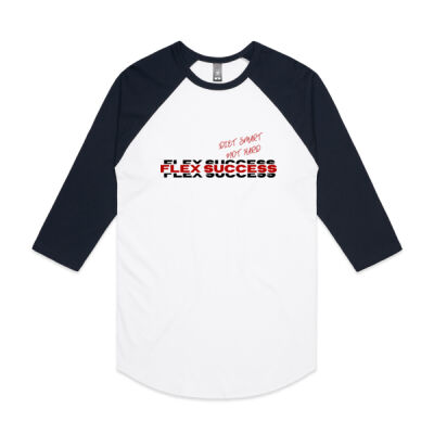 Raglan Tee - Split Flex Design (light w dark sleeves)  Thumbnail