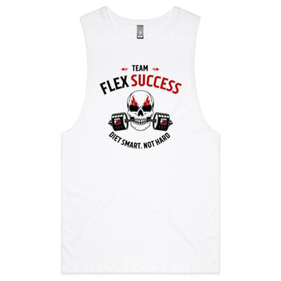 Mens Tank - Skull Design (light) Thumbnail